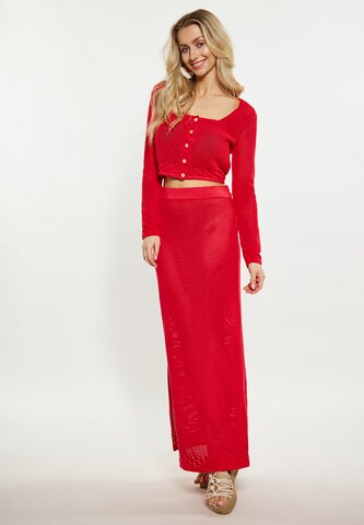 IZIA - Cárdigan en rojo