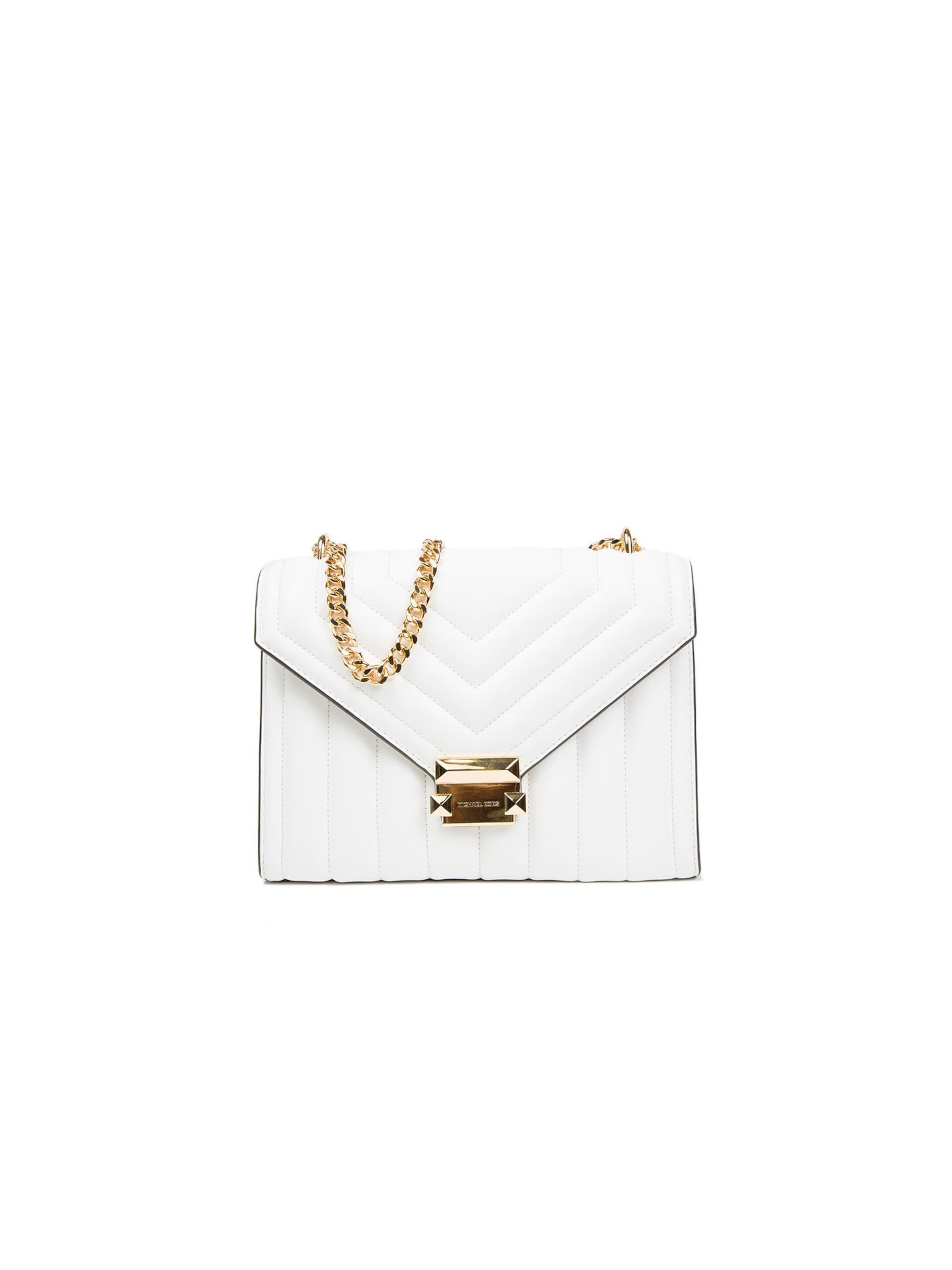 Borsa a spalla di Michael Kors in bianco: frontale