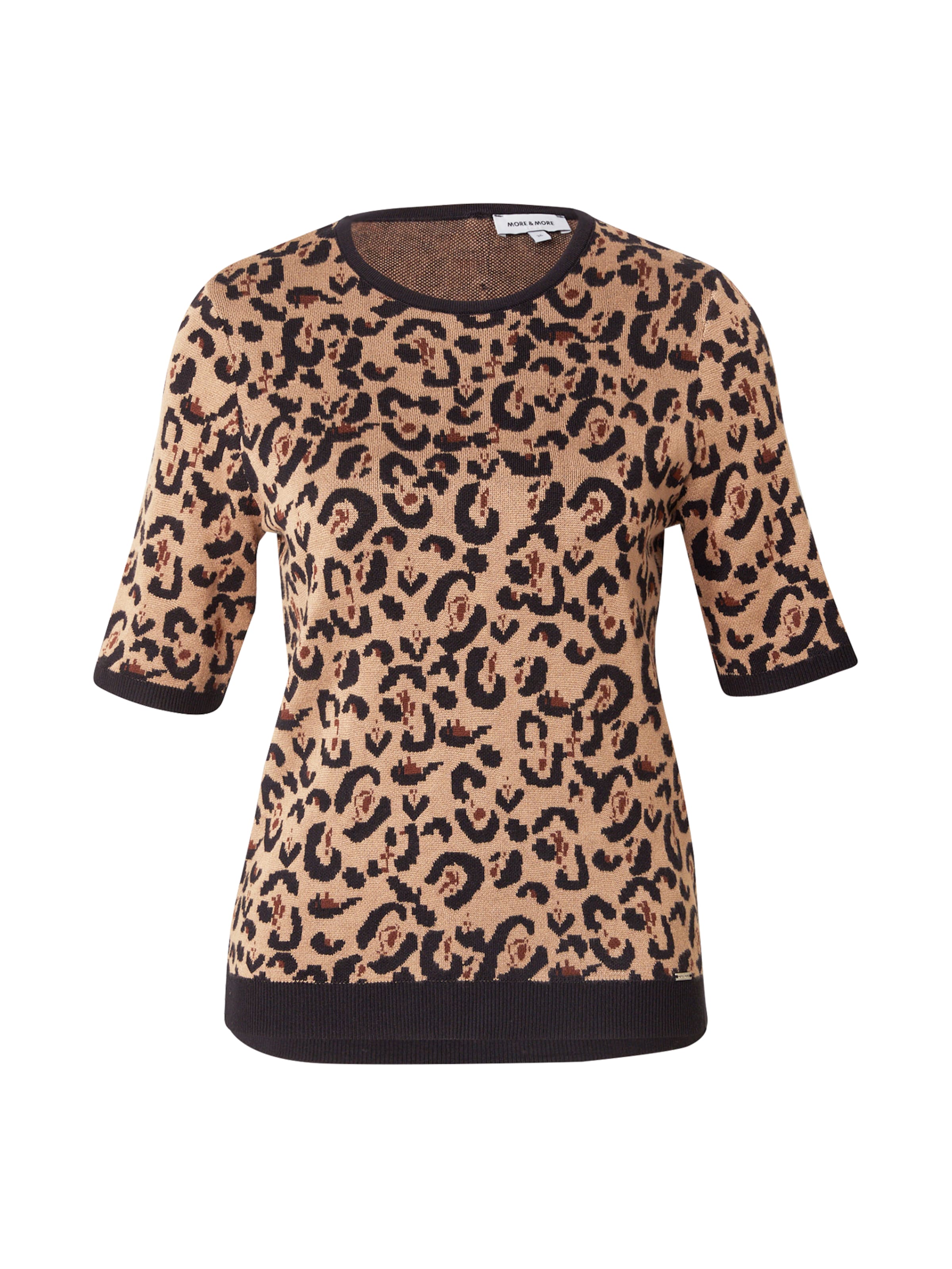 MORE & MORE Sweter w kolorze brązowy: przód