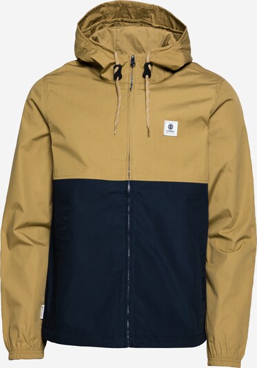 ELEMENT Sportjacke 'ALDER' in marine / senf / weiß, Produktansicht