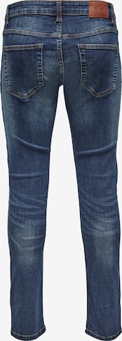 Only & Sons Regular Jeans 'Weft' i blå