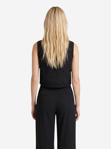 Maglietta 'Onlalithea Sl Short Emb Wvn 15371174' di ONLY in nero