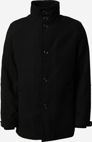 INDICODE JEANS Between-Season Jacket 'Clark' in Black: front