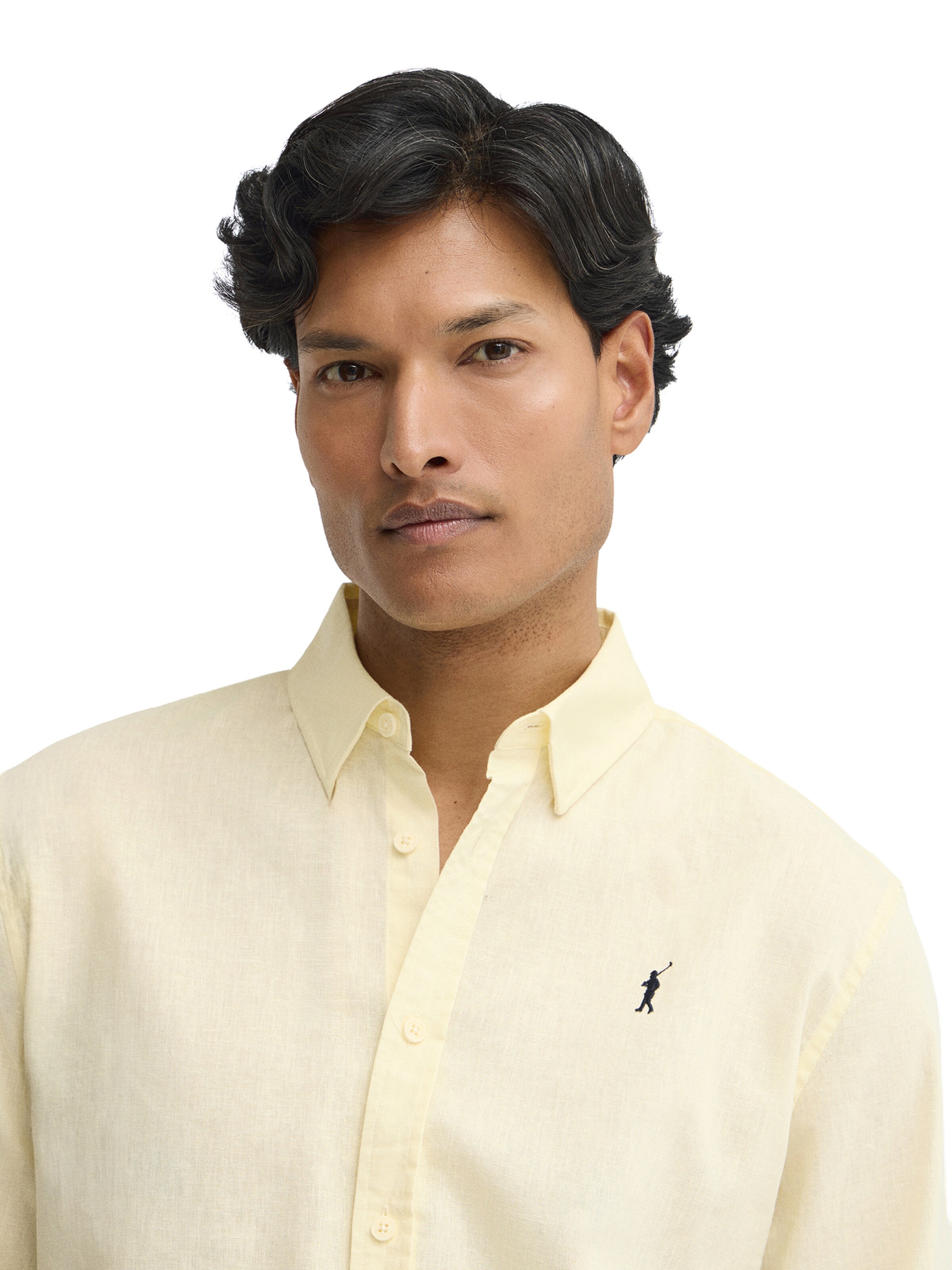 Polo Club Regular Fit Hemd in Gelb