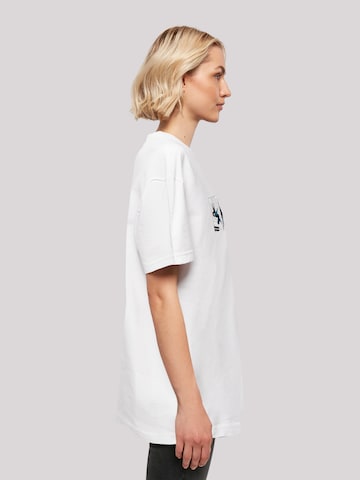 T-shirt oversize 'Schwarz Widow' F4NT4STIC en blanc