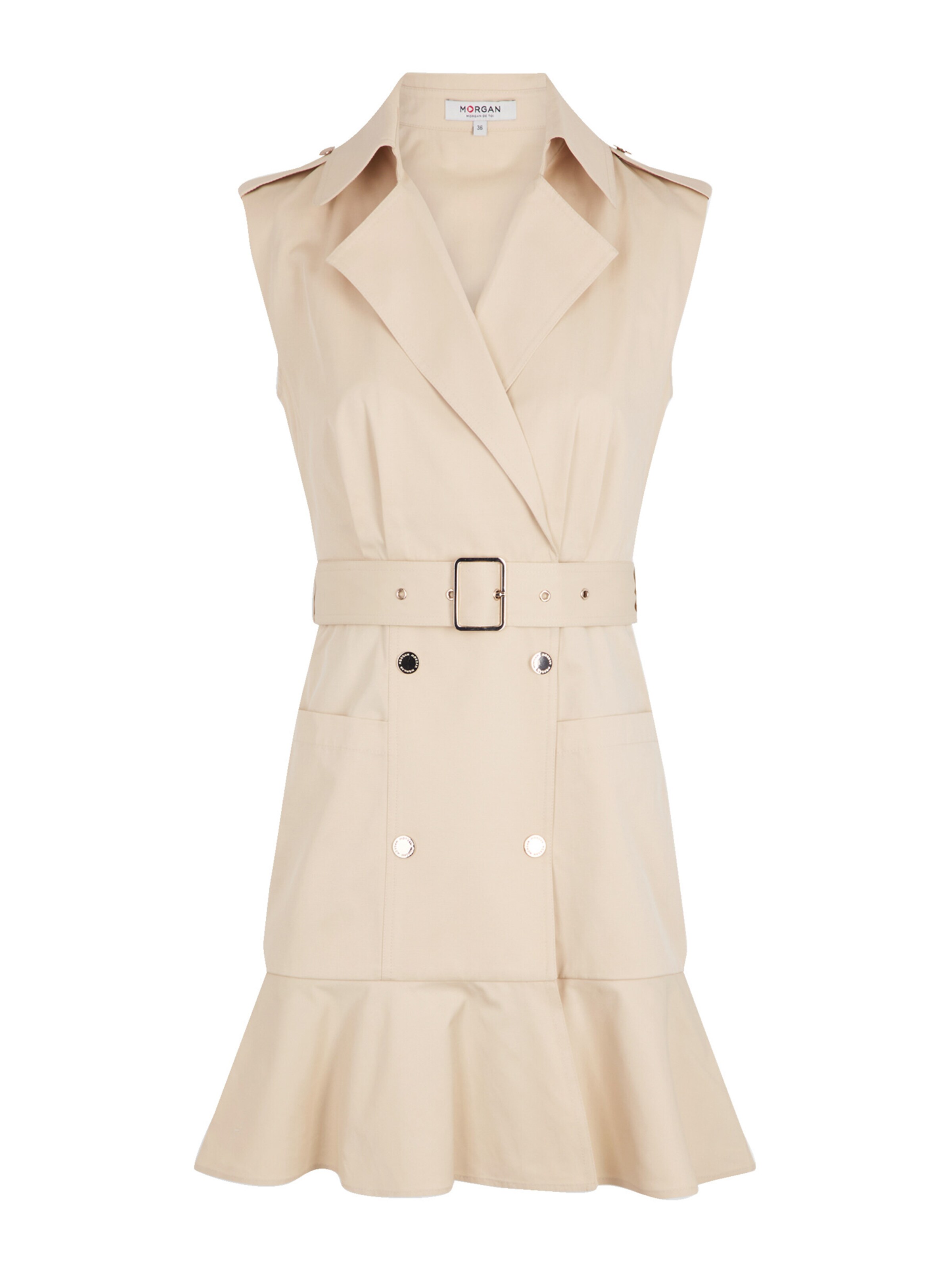 Morgan Sukienka 'DAILY' w kolorze beżowy: przód