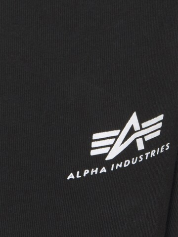 ALPHA INDUSTRIES Zúžený Kalhoty – černá