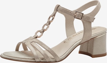 Sandales TAMARIS en beige : devant