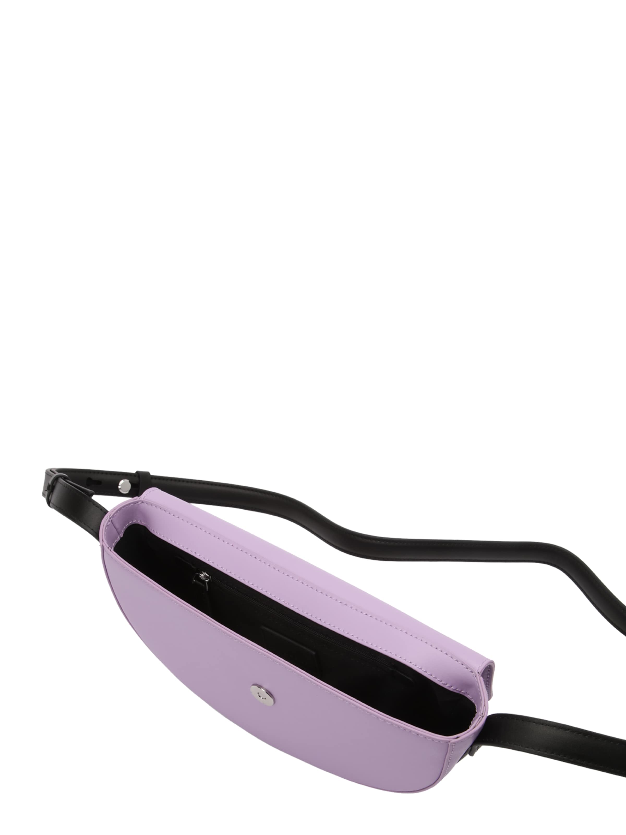KARL LAGERFELD JEANS Torba za čez ramo 'IKON PEBBLE' | vijolična barva: zgoraj