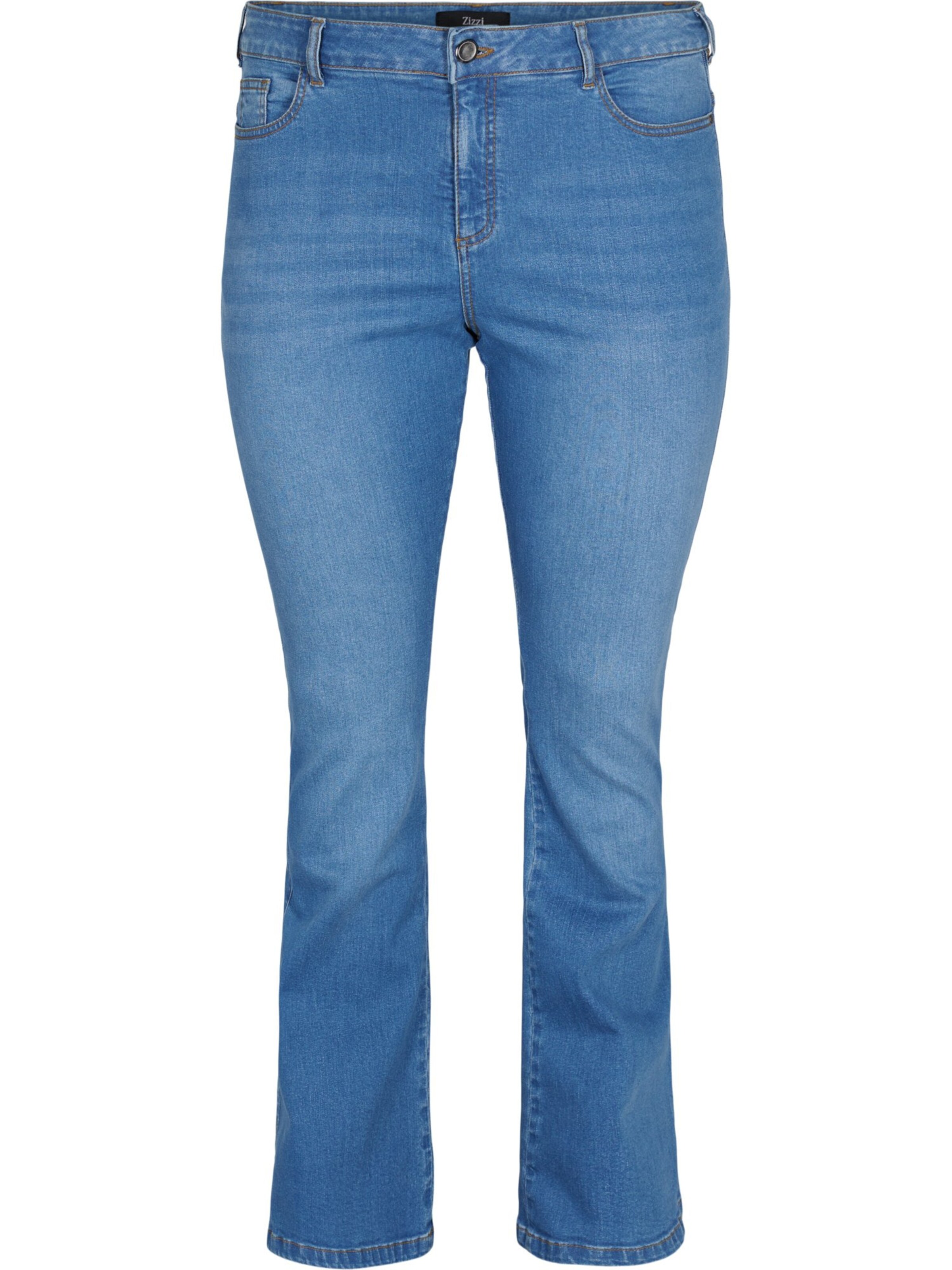Zizzi Буткат Джинсы 'Ellen' в Синий: спереди