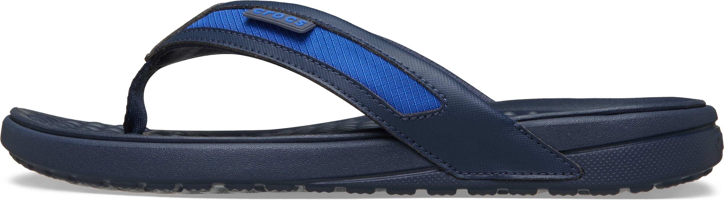 Crocs Zehentrenner in Blau: Vorderseite