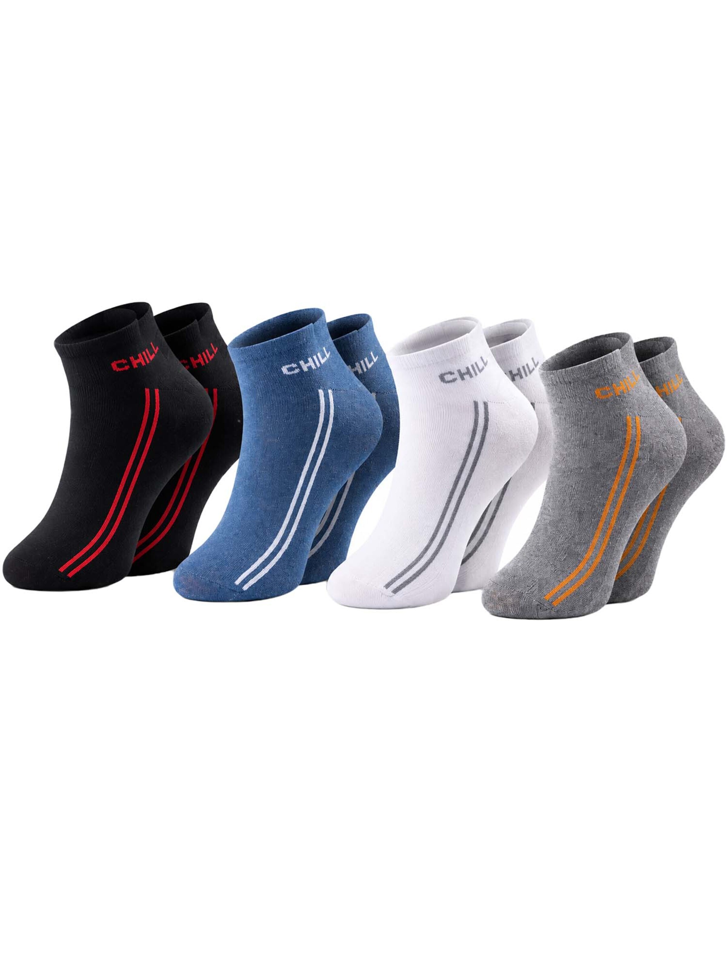 Chili Lifestyle Stutzen 'Sport Sneaker Athletic Socks in Multicolor'‌‌‌‌‌‌‌ in Mischfarben: Vorderseite
