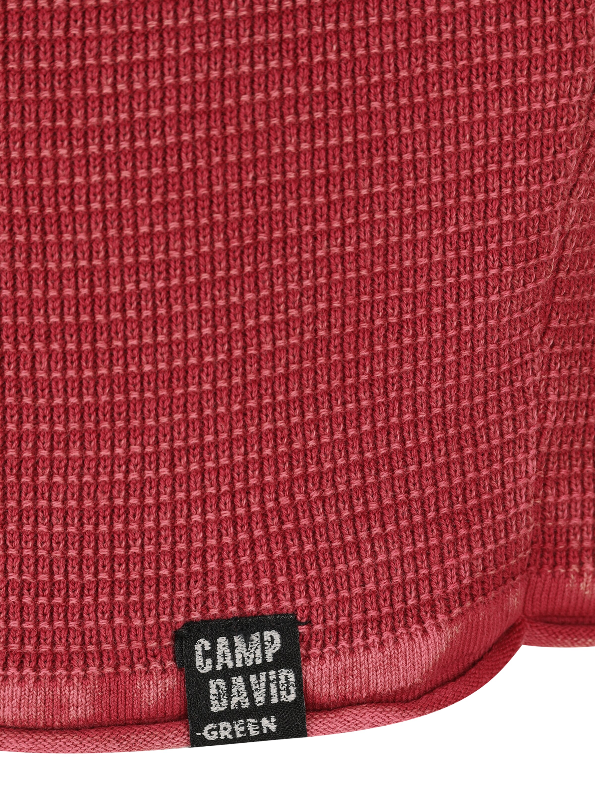 CAMP DAVID Pullover in Rot
