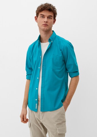 s.Oliver Regular Fit Hemd in Grün: Vorderseite