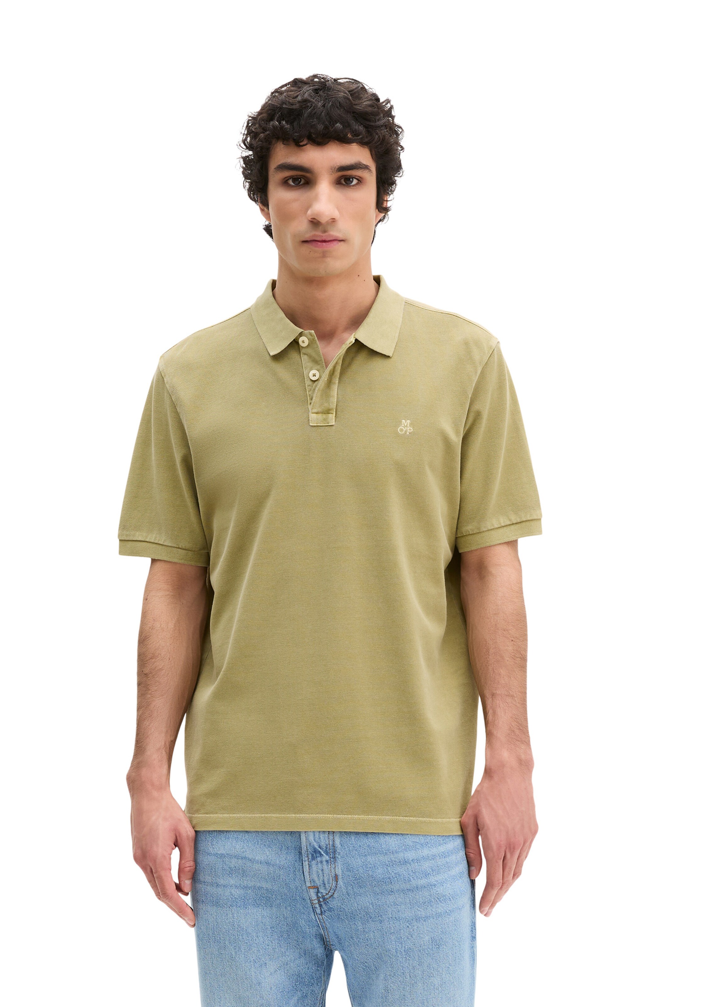 Marc O'Polo Poloshirt in Grün: Vorderseite