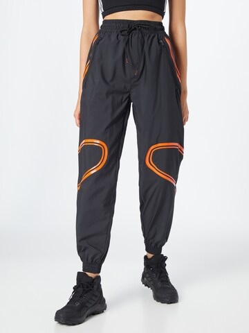 Regular Pantalon de sport 'TruePace' ADIDAS BY STELLA MCCARTNEY en noir : devant