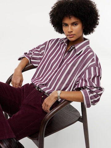 Tommy Jeans Блузка 'ESSENTIAL' в Лиловый