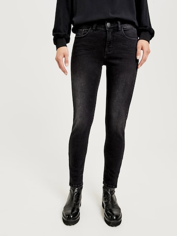 OPUS Jeans 'Evita' in Zwart: voorkant