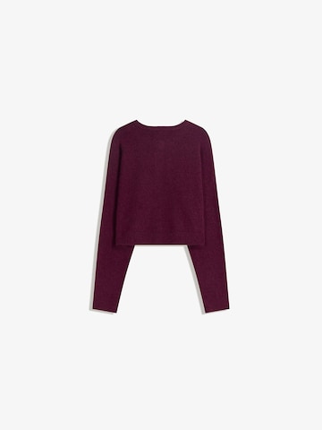 Bershka Strickjacke in Rot