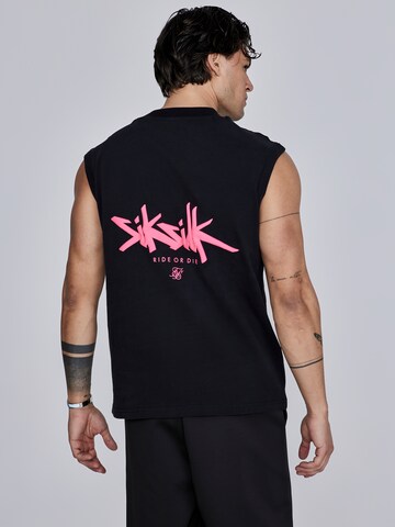 T-Shirt SikSilk en noir