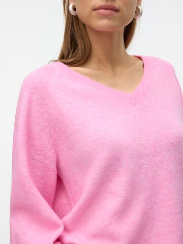 VERO MODA Sweater 'VMLEAF' in Pink