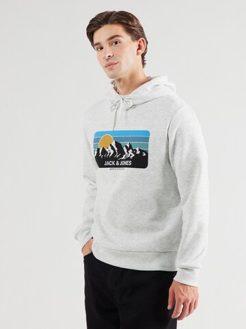 balta JACK & JONES Megztinis be užsegimo 'JWHPEAK': priekis