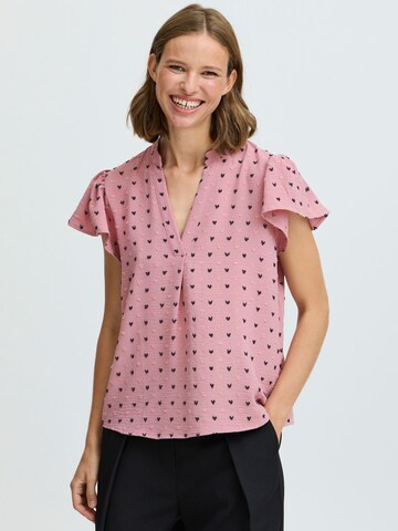 b.young Bluse 'Iprik' in Pink: Vorderseite