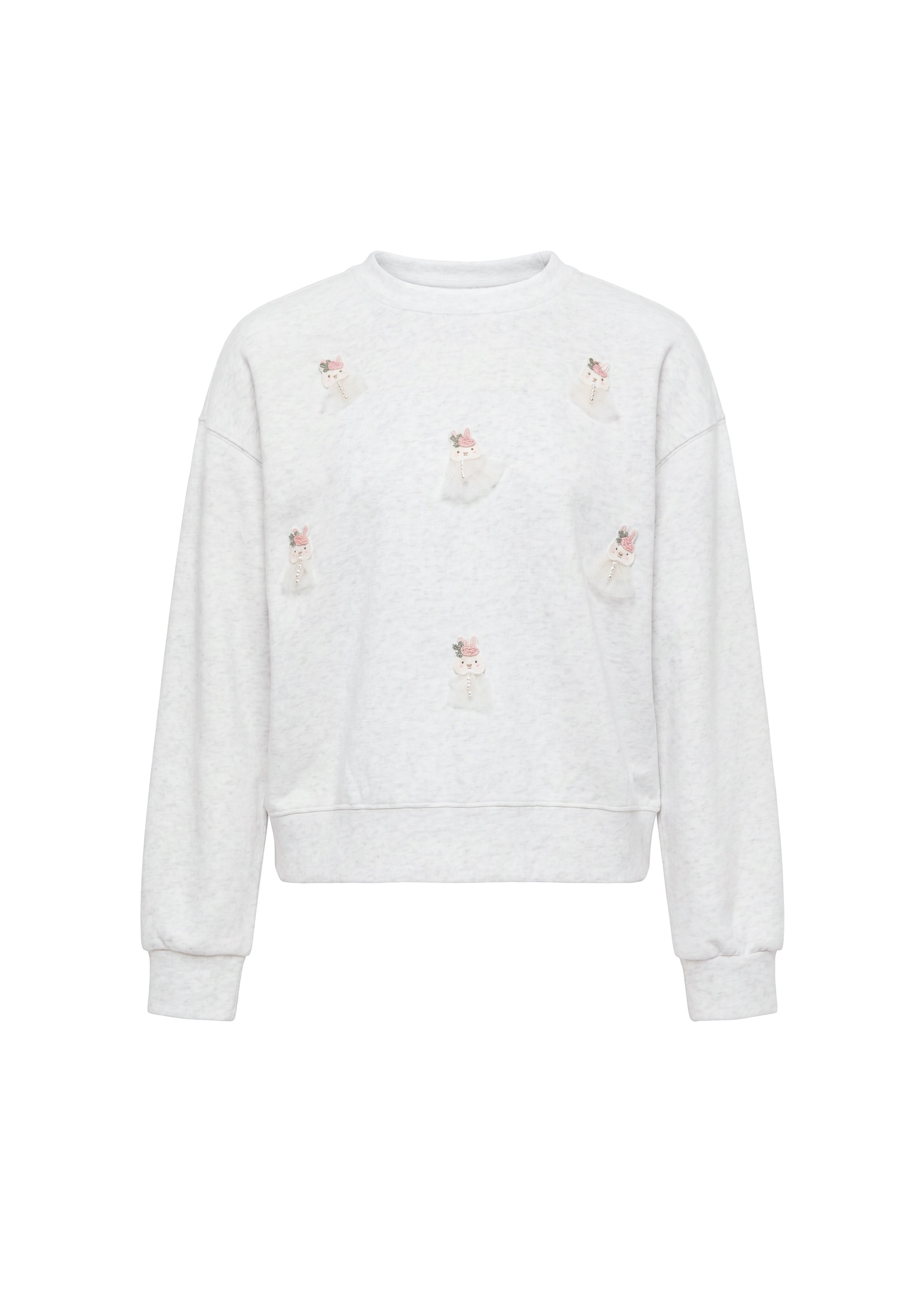MYMO Sweatshirt 'Pop' in Grey: front