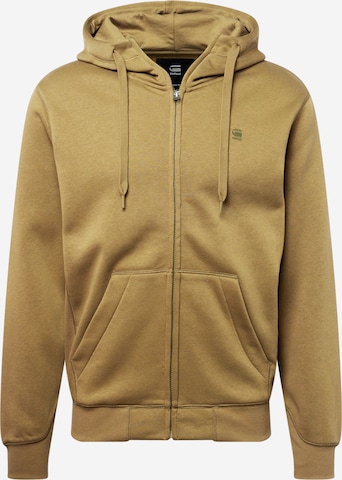 G-Star RAW Sweatjacke 'Premium Core' in Grün: predná strana