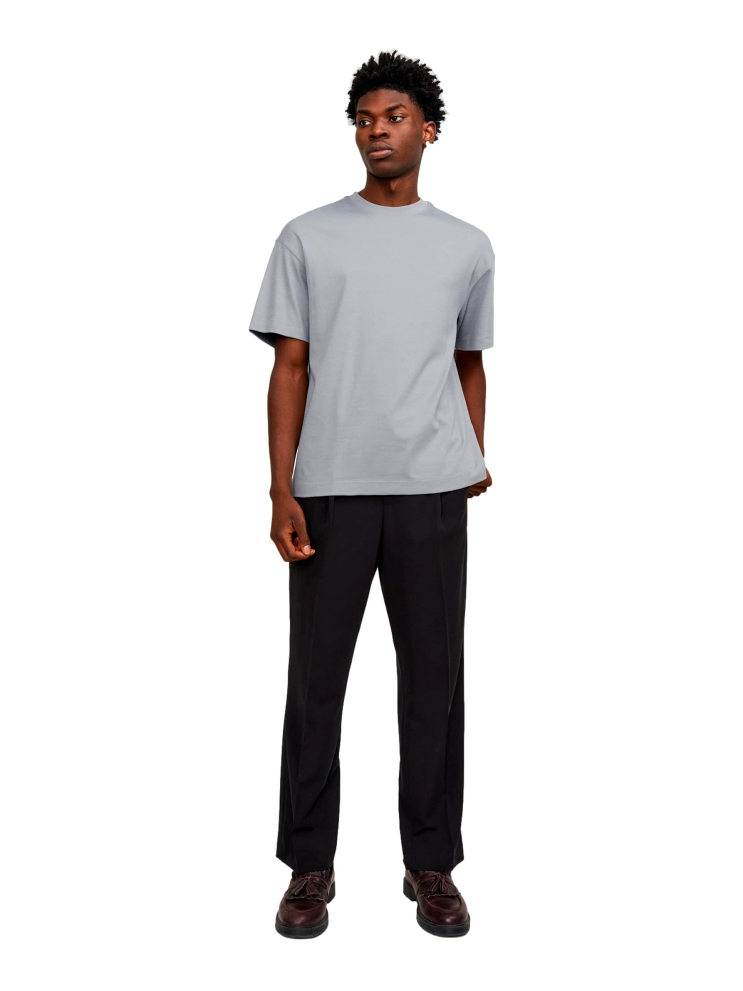 JACK & JONES Футболка 'JJEUrban Edge' в Серый