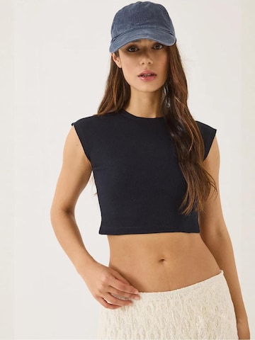 Bianco Lucci Top in Blauw: voorkant