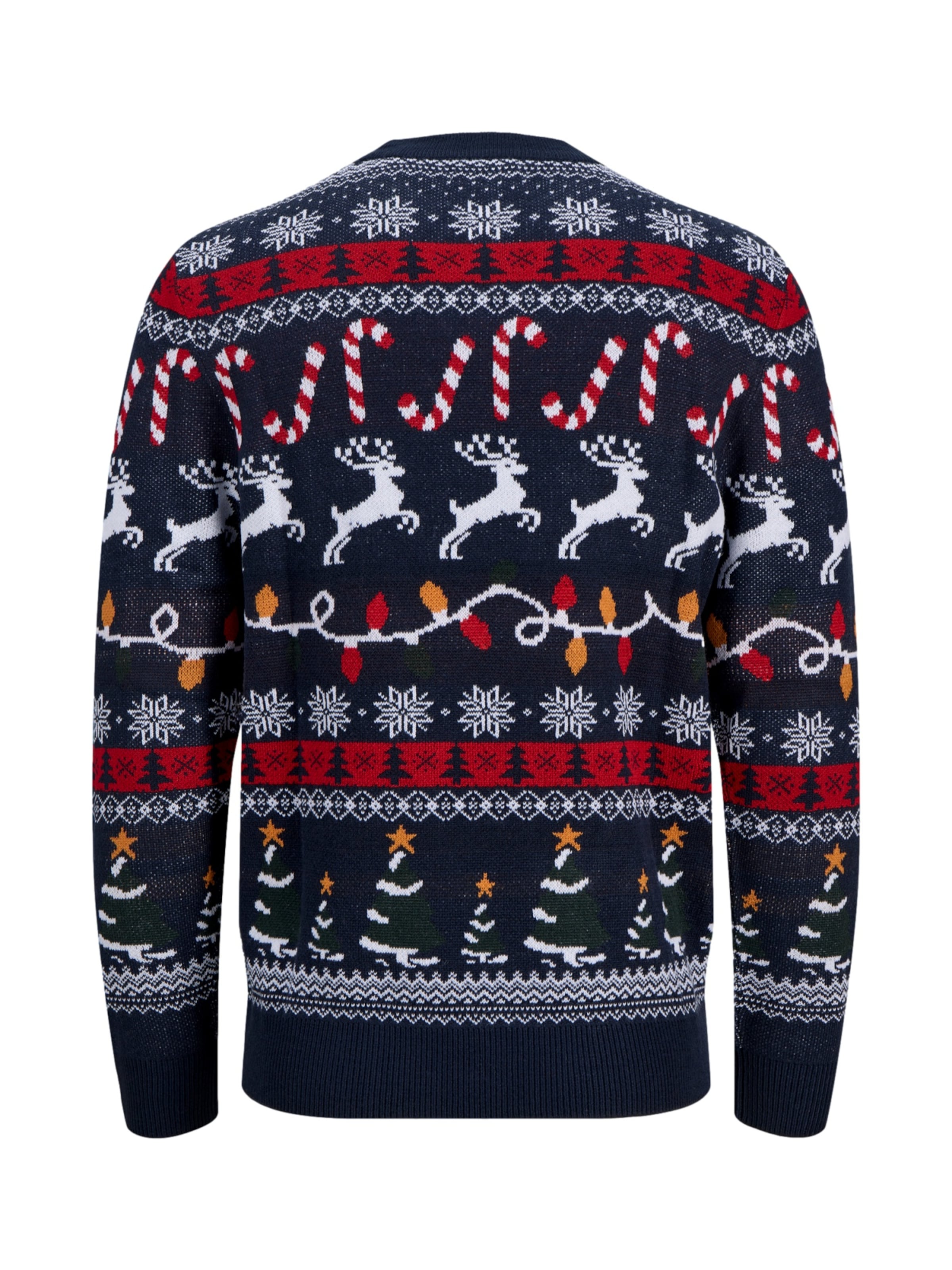 Jack & Jones Junior Sweater 'JJXMAS SANTA' in Blue