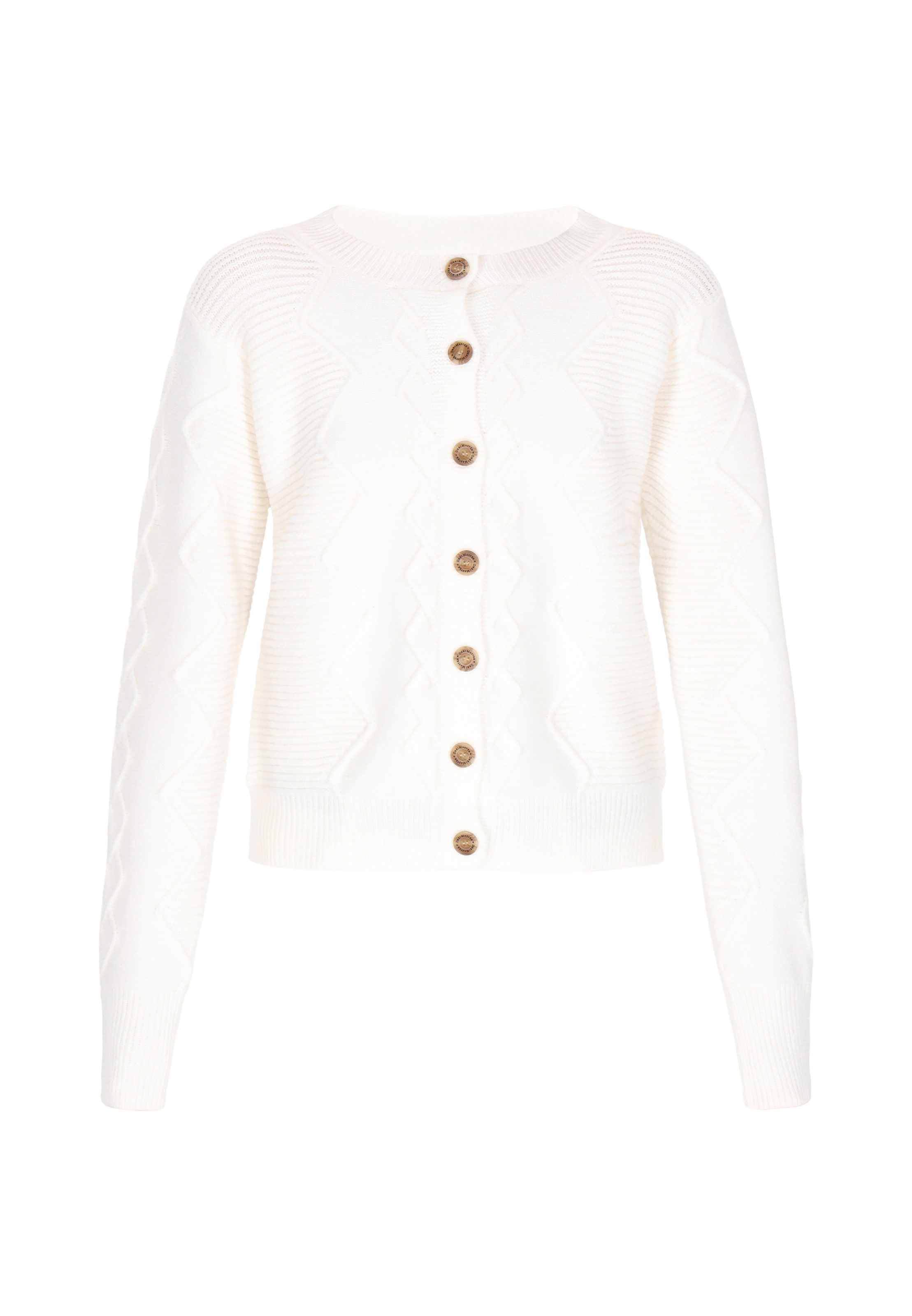 DreiMaster Vintage - Cárdigan en blanco: frente