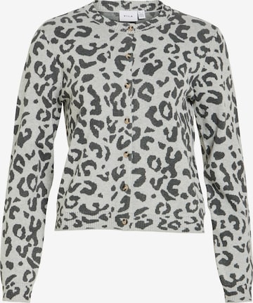 VILA Strickjacke 'VIMayas' in Grau: Vorderseite