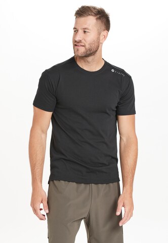 Virtus Performance Shirt 'Launcher' in Black: front