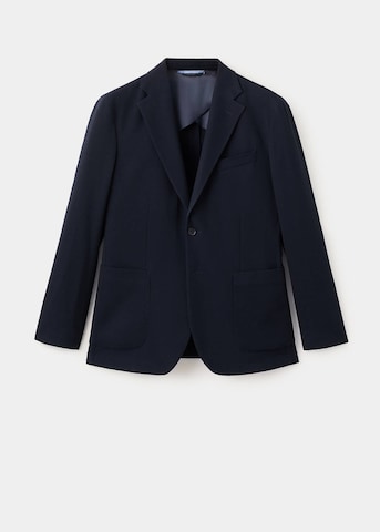 MANGO MAN Slim fit Suit Jacket 'Azure' in Blue