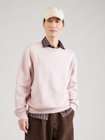 Sweat-shirt GAP en rose : devant