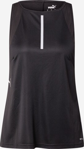 PUMA Sporttop in Zwart: voorkant