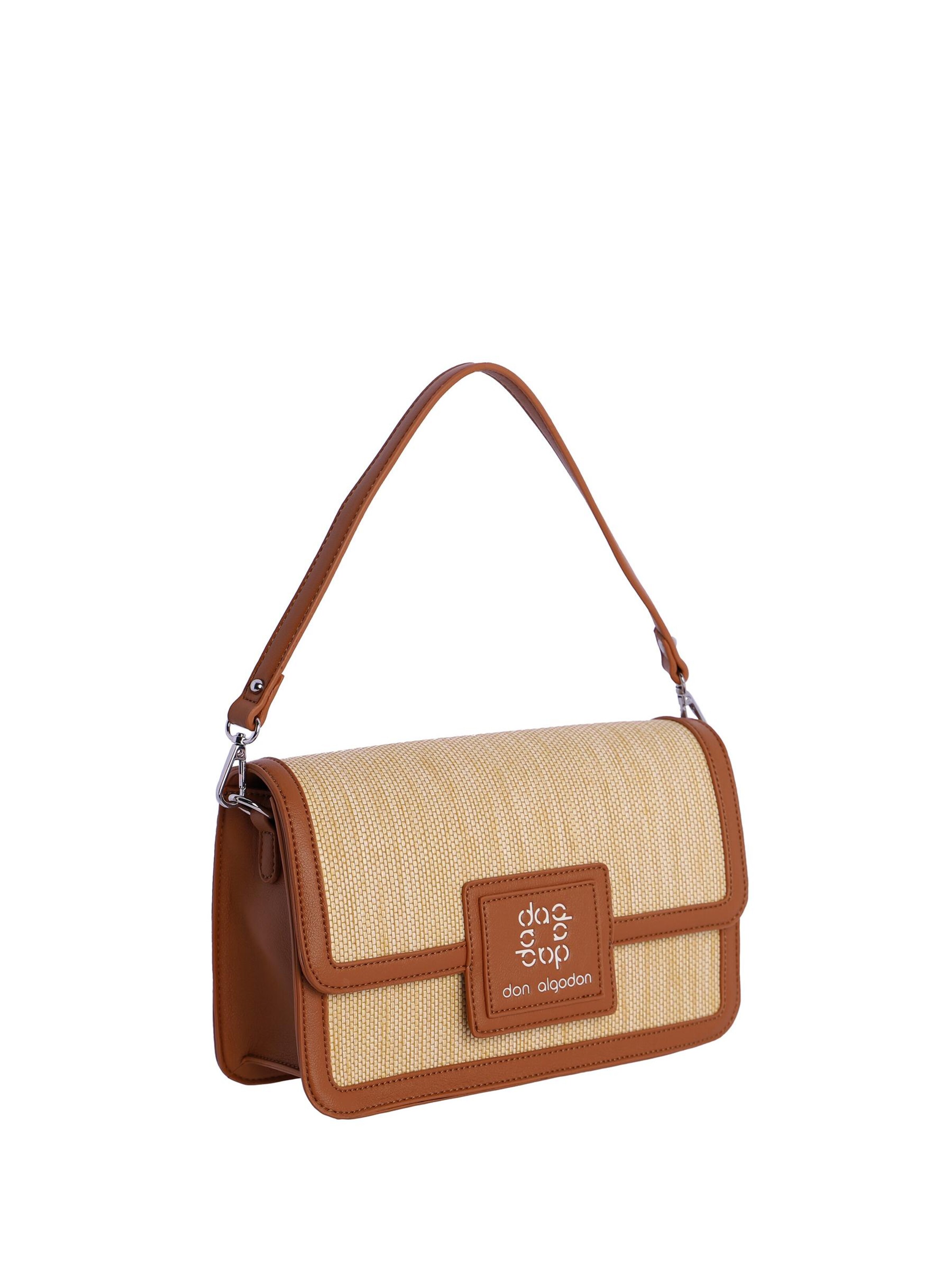 Don Algodon - Bolso de hombro 'Bolso de hombro para mujer de Don Algodon Camila con cremallera' en marrón
