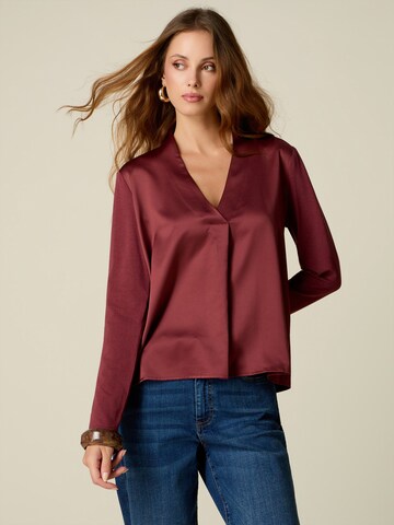 Camicia da donna di oltre in rosso