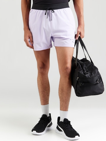 PUMA regular Παντελόνι φόρμας 'PUMA x HYROX PWRMODE' σε λιλά: μπροστά