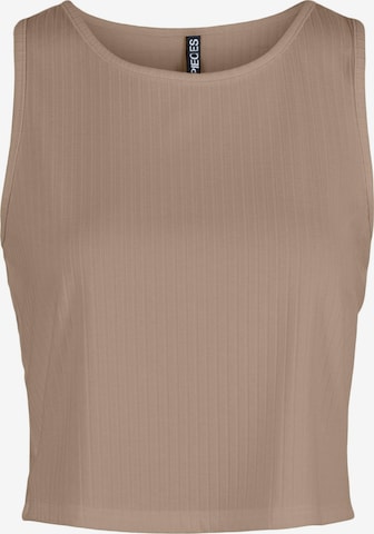 PIECES Top 'Kylie' in Brown: front