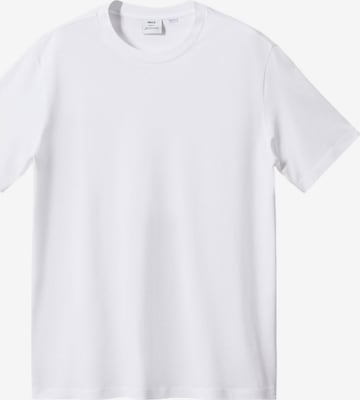 T-Shirt MANGO MAN en blanc : devant