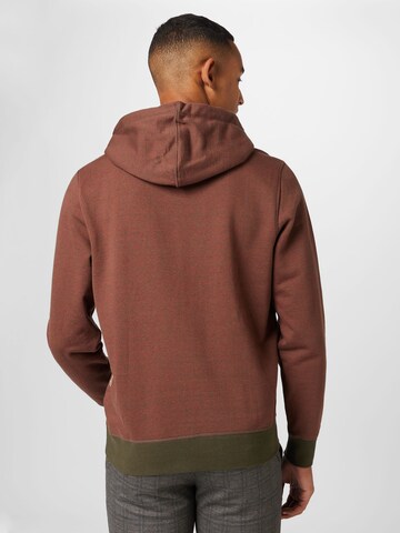 TOM TAILOR Sweatshirt in Brown