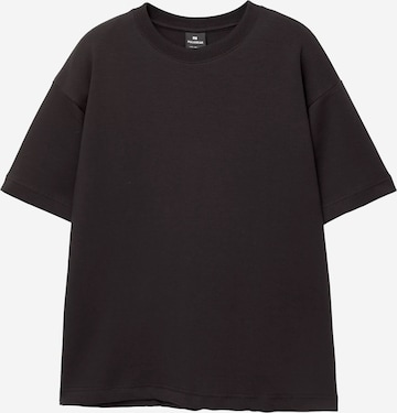 Pull&Bear Shirt in Zwart: voorkant