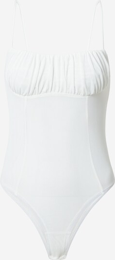 Love Triangle Shirtbody 'ELECTRICITY' en blanc, Vue avec produit