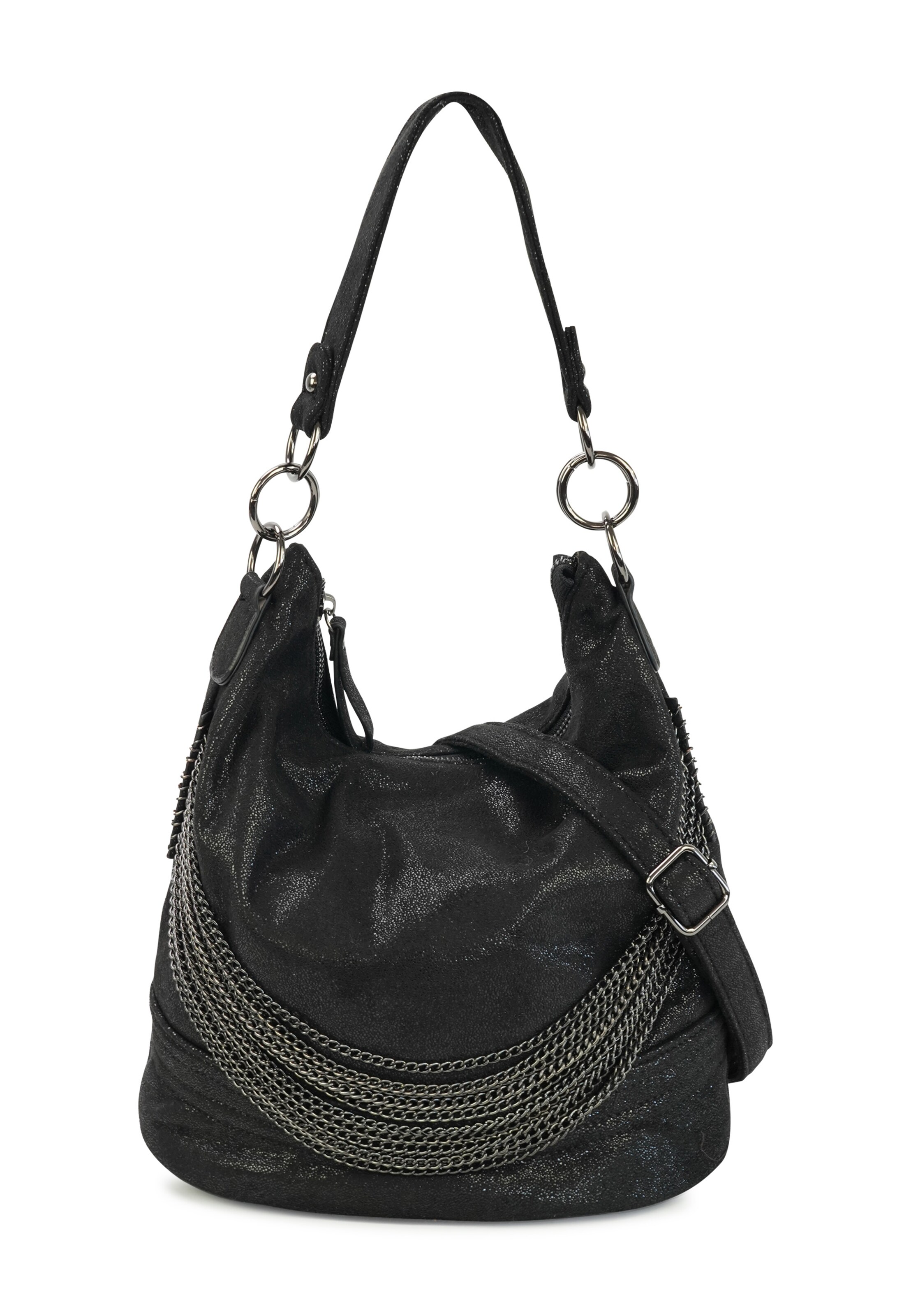 HARPA Schultertasche 'Cher' in Schwarz: Vorderseite