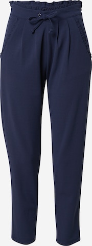 JDY Pleat-Front Pants 'Catia' in Blue: front