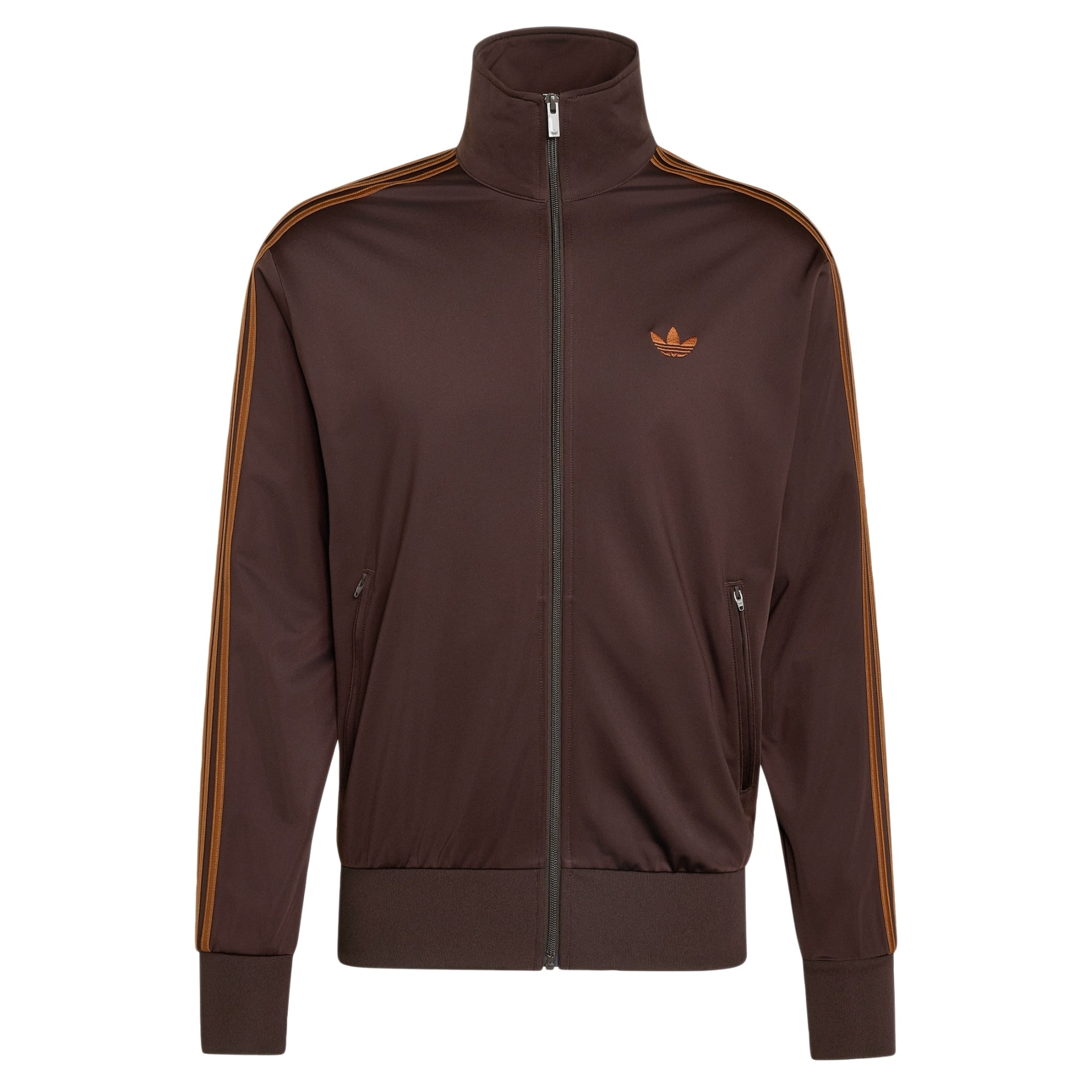 ADIDAS ORIGINALS - Sudadera con cremallera 'Firebird' en marrón: frente