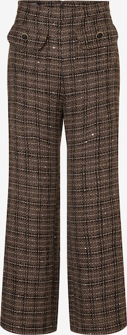 Ana Alcazar Regular Hose ' Enamoria ' in Braun: Vorderseite